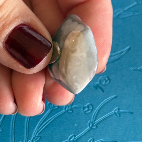 🩷 NEW Botswana Agate Gemstone Pendant 1” STUNNING RARE - Picture 5 of 12